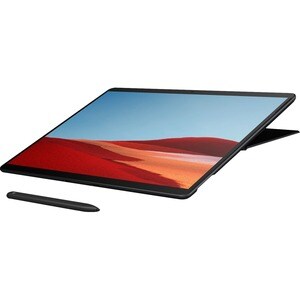 Microsoft- IMSourcing Surface Pro X Tablet - 13" - 3 GHz - 8 GB RAM - 128 GB SSD - Windows 10 Pro - 4G - Matte Black - Mic