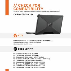 Urban Armor Gear Armor Shell Case for HP Chromebook - Ice