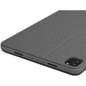 Logitech Combo Touch Keyboard/Cover Case for 32.8 cm (12.9") Apple, Logitech iPad Pro (5th Generation) Tablet - Oxford Gra