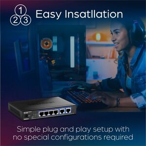 TRENDnet TEG-S762 6 Anschlüsse Ethernet-Switch - 2.5 Gigabit Ethernet, 10 Gigabit Ethernet - 2.5GBase-T, 10GBase-T - TAA-k
