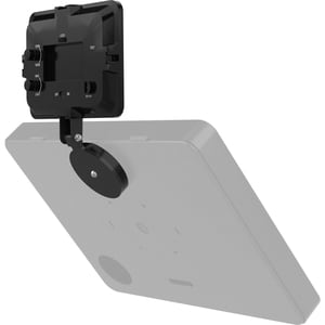 CTA Digital Magnetic LED Light Panel for Enhanced Virtual Communication (Black) - Steel Mount - Black