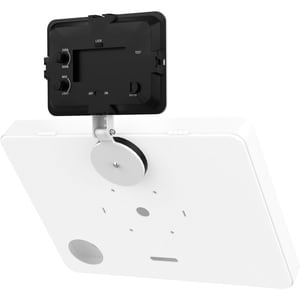 CTA Digital Magnetic LED Light Panel for Enhanced Virtual Communication (White) - Steel Mount - White