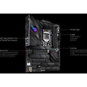 Asus ROG Strix B560-E GAMING WIFI Desktop Motherboard - Intel B560 Chipset - Socket LGA-1200 - Intel Optane Memory Ready -