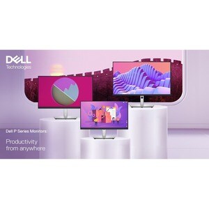 Dell P2422H 60.5 cm (23.8") Full HD LED LCD Monitor - 16:9 - Black, Silver - 609.60 mm Class - In-plane Switching (IPS) Te