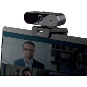 Trust TW-250 Webcam - 30 fps - Black - USB 2.0 - 2560 x 1440 Video - Auto-focus - Microphone - Notebook, Computer, Monitor