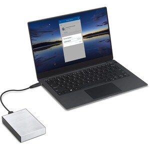 Seagate One Touch STKZ5000401 5 TB Portable Hard Drive - External - Silver - Notebook Device Supported - USB 3.0