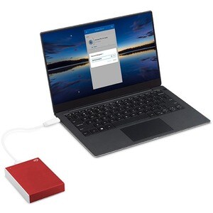 Seagate One Touch STKY2000403 2 TB Portable Hard Drive - External - Red - Notebook Device Supported - USB 3.0