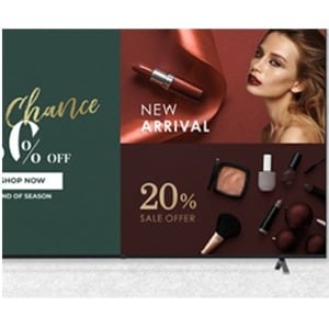 LG SuperSign 50UR640S 1270 mm LCD Digital Signage Display - High Dynamic Range (HDR) - 3840 x 2160 - Direct LED - 400 cd/m