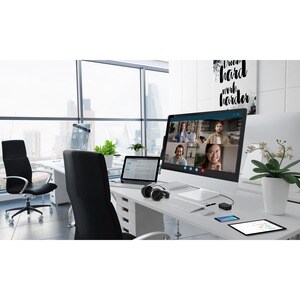 Kensington K83300WW Headset-Umschalter für Headset, Telefon, Tablet-PC, Notebook - Schwarz