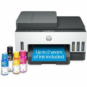 HP Smart Tank 7301 All-in-One Printer-Multifunction printer-color-ink-jet-refillable-Copier/Scanner-4800x1200 dpi Print-Au