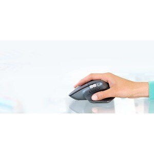 Logitech MX Master 3 for Business Mouse - Bluetooth - USB Type A - Darkfield - 7 Button(s) - Graphite - Wireless - Yes - 4