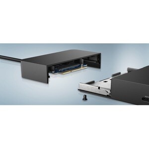 Dell WD19S USB 3.0 Type C Docking Station for Desktop PC/Notebook/Monitor - 130 W - Black - 3 Displays Supported - 4K - 38