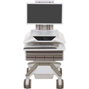 Ergotron CareFit Medical Cart - TAA Compliant - 5 Drawer - Push/Pull Handle - 17.01 kg Capacity - 4 Casters - 127 mm Caste