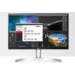 LG 27UL500-W 27" Class 4K UHD LCD Monitor - 16:9 - White - 68.6 cm (27") Viewable - In-plane Switching (IPS) Technology - 