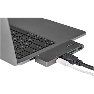 StarTech.com Adattatore Multiporta USB C a HDMI 4K per MacBook Pro/Air - Mini Dock USB Type-C, PD 100W, SD/MicroSD, hub US