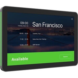 Logitech Room Scheduling Touch Screen - Graphite - Glass
