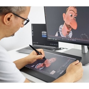 Wacom Cintiq Pro 16 Graphics Tablet - Graphics Tablet - 15.6" LCD - 13.60" x 7.60" - 5080 lpi - 4K UHD - Touchscreen - Mul