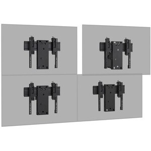 Vogel's Connect-it PFW 6706 Wall Mount for LCD Display, TV - Black - 1 Display(s) Supported - 94 cm to 165.1 cm (65") Scre