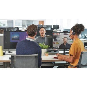 Logitech Zone 有线 头戴式 立体声 耳机 - 双声道 - 耳罩 - 32 欧姆 - 20 Hz 到 16 kHz - 单向, 全向, 降噪 麦克风 - C型 USB