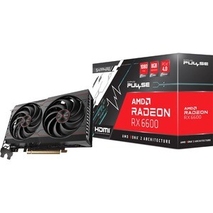 Sapphire AMD Radeon RX 6600 Graphic Card - 8 GB GDDR6 - 2.04 GHz Game Clock - 2.49 GHz Boost Clock - 128 bit Bus Width - P