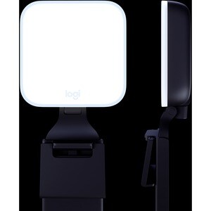Logitech Litra Glow Premium Streaming Light with TrueSoft - Monitor Mount, Tripod Mount