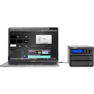 Rocstor Rocpro U33 USB Type-C Desktop RAID Storage - Rocstor Rocpro U33 Professional Desktop RAID -16TB (2x8TB) HDD Instal