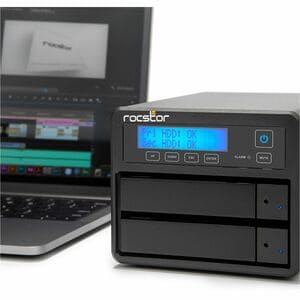 Rocstor Rocpro U33 USB Type-C Desktop RAID Storage - Rocstor Rocpro U33 Professional Desktop RAID -20TB (2x10TB) HDD Insta