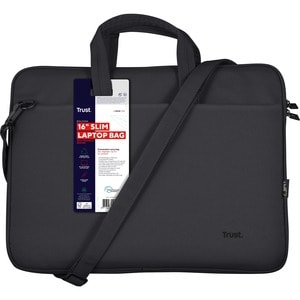 Trust Bologna Tasche für 40,6 cm (16 Zoll) Notebook - Schwarz - Polyester, Polyethylenterephthalat (PET), Stoff Body - Kra