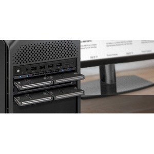 Icy Dock FlexiDOCK MB024SP-B Drive Enclosure 12Gb/s SAS, SATA/600 - Serial ATA/600 Host Interface External - Black - Hot S