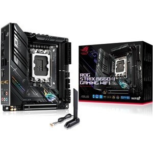 Asus ROG Strix B660-I GAMING WIFI Gaming Desktop Motherboard - Intel B660 Chipset - Socket LGA-1700 - Intel Optane Memory 
