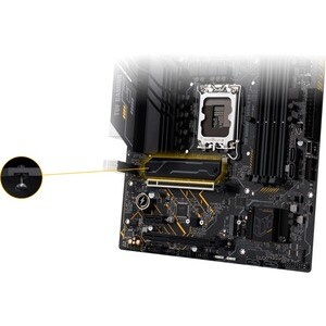 TUF GAMING B660M-E D4 Gaming Desktop Motherboard - Intel B660 Chipset - Socket LGA-1700 - Intel Optane Memory Ready - Pent