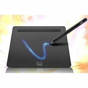 Adesso CyberTablet K8 Graphics Tablet - 5080 lpi - Cable - Black - 203.20 mm x 127 mm Active Area - 8192 Pressure Level - 