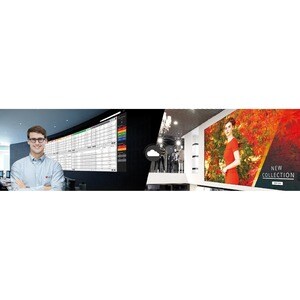 LG 49'' 500 nits FHD Slim Bezel Video Wall - 49" - 8 GB - 1920 x 1080 - Direct LED - 500 cd/m² - 1080p - HDMI - USB - DVI 