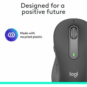 MOUSE S/FIO BT LOGITECH SIGNATURE M650 L GRAFITE W