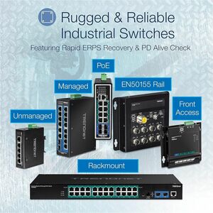 6-PORT INDUSTRIAL GIGABIT L2+ MANAGED POE++ DIN-RAIL SWITCH
