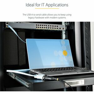 StarTech.com Adaptateur USB vers Série de 1m - Convertisseur DB9 Mâle vers USB - Adaptateur USB RS232, Prolific IC - Windo