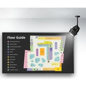 Samsung QH43B 109.2 cm (43") LCD Digital Signage Display - 24 Hours/7 Days Operation - Vertical Alignment (VA) - 3840 x 21