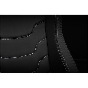 Next Level Racing Elite Gaming Chair Black Leather Edition - For Game - Leather, Aluminum, Suede, PU Leather - Black