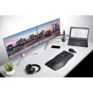Kensington SD4849Pv USB Type C Docking Station for Notebook/Keyboard/Mouse - Memory Card Reader - SD, microSD - 100 W - 4K