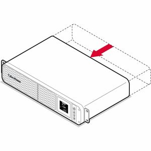 CyberPower CP1500PFCRM2U PFC Sinewave UPS Systems - 1500VA/1000W, 120 VAC, NEMA 5-15P, 2U, Rackmount, Sine Wave, 8 Outlets