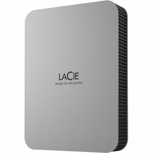 LaCie STLP2000400 1 TB Portable Hard Drive - External - Moon Silver - USB 3.1 Type C