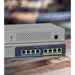Switch Ethernet Netgear MS108UP 8 Porte - 2.5 Gigabit Ethernet - 2.5GBase-T - 3 Layer supportato - 230 W PoE Budget - Copp