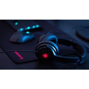 CHERRY HC 2.2 Wired On-ear Stereo Gaming Headset - Black - Binaural - Ear-cup - 32 Ohm - 20 Hz to 20 kHz - 220 cm Cable - USB