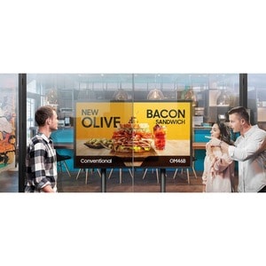 Samsung OM55B Digital Signage Display - 55" LCD Cortex A72 1.70 GHz - 3840 x 2160 - 3000 cd/m² - 2160p - HDMI - USB - Seri