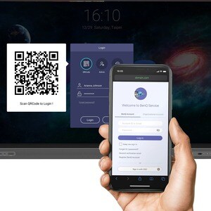 BenQ Board Pro RP8603 Collaboration Display - 86" LCD - ARM Cortex A73 + A53 - 8 GB - Infrared (IrDA) - Touchscreen - 16:9