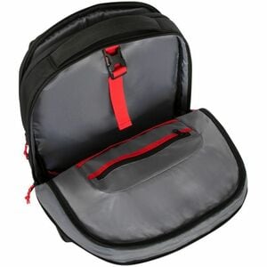 Targus Strike II TBB639GL Carrying Case (Backpack) for 43.2 cm (17") to 45.7 cm (18") Notebook - Black/Red - 500D Guc Body