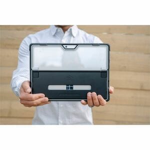 STM Goods Dux Shell Rugged Case for Microsoft Surface Pro 9, Surface Pro 10, Surface Pro 11 Tablet - Black - Drop Resistan