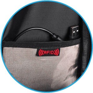 V7 Professional CBPX16-BLK Carrying Case (Backpack) for 40.6 cm (16") to 40.9 cm (16.1") Notebook - Black - RFID Resistant