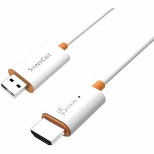 j5create ScreenCast JVAW56-N Video Extender Transceiver - Wireless - 15 m Range - 1 x USB - 1 x HDMI Out - 1080p, 480p, 72
