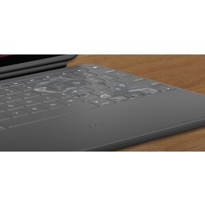 Logitech Rugged Folio Rugged Keyboard/Cover Case (Folio) Apple iPad (10th Generation) Tablet - Graphite - Drop Resistant, 